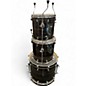 Used ddrum 7 Piece Dominion Birch Brushed Olive Metallic Drum Kit