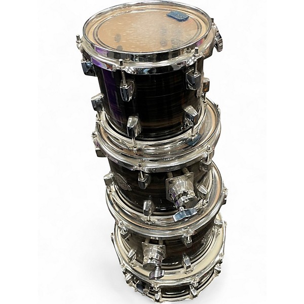 Used ddrum 7 Piece Dominion Birch Brushed Olive Metallic Drum Kit