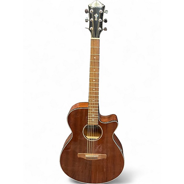 Used Ibanez AEG62 Natural Acoustic Electric Guitar