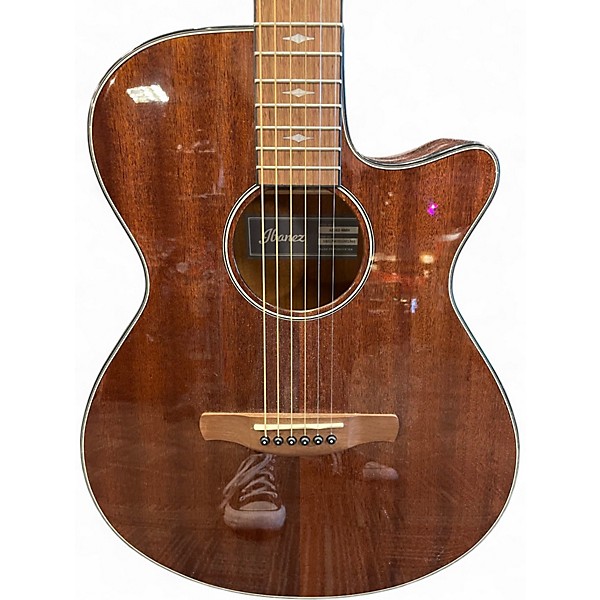 Used Ibanez AEG62 Natural Acoustic Electric Guitar