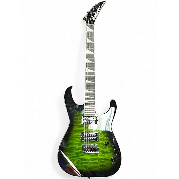 Used Jackson JS20 Trans Green Solid Body Electric Guitar