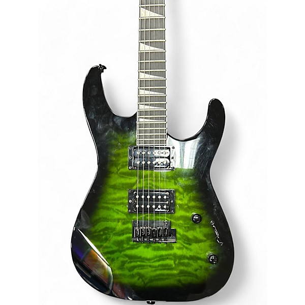 Used Jackson JS20 Trans Green Solid Body Electric Guitar