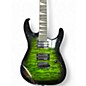 Used Jackson JS20 Trans Green Solid Body Electric Guitar