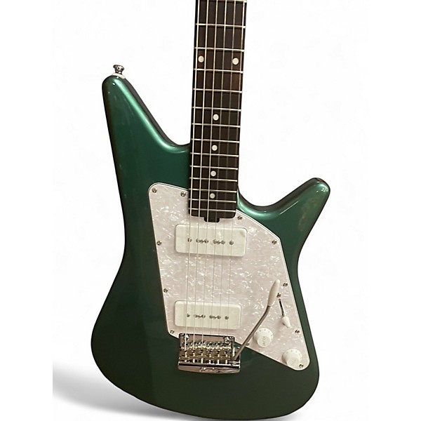 Used Sterling by Music Man Albert Lee Sherwood Green Metallic Solid Body Electric Guitar