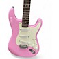 Used Squier Bullet Stratocaster Pink Solid Body Electric Guitar