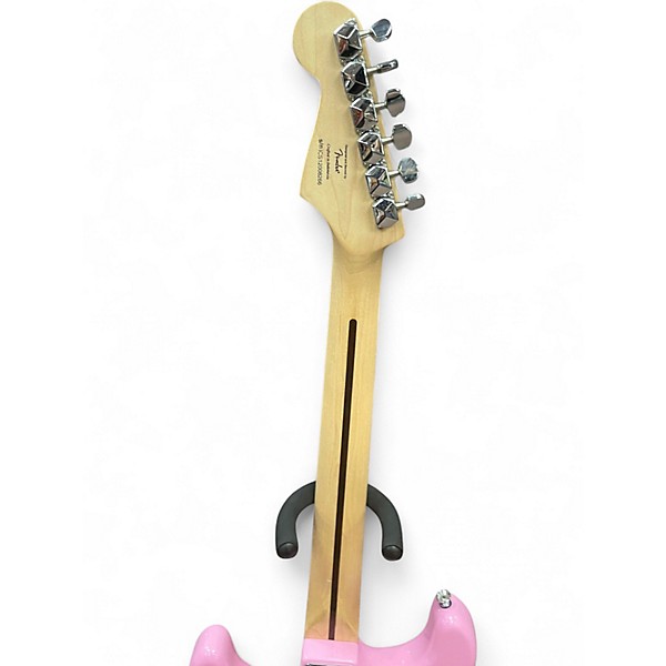 Used Squier Bullet Stratocaster Pink Solid Body Electric Guitar