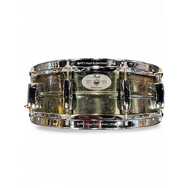 Used Pearl 14in SENSITONE SNARE BRASS Drum