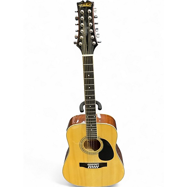 Used Mitchell D-120S-12-EN Natural 12 String Acoustic Electric Guitar