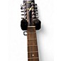 Used Yamaha fgx 412c 12bl black 12 String Acoustic Guitar