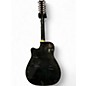 Used Yamaha fgx 412c 12bl black 12 String Acoustic Guitar