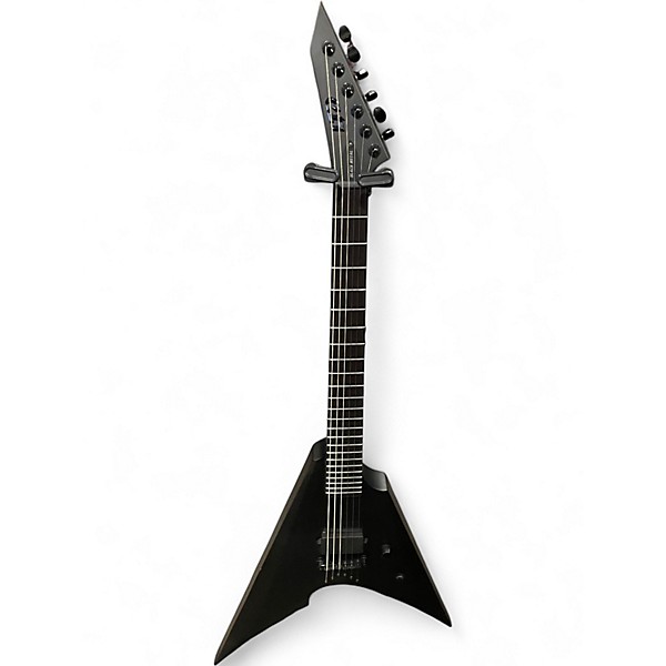 Used ESP LTD AP4 Black Metal Black Electric Bass Guitar