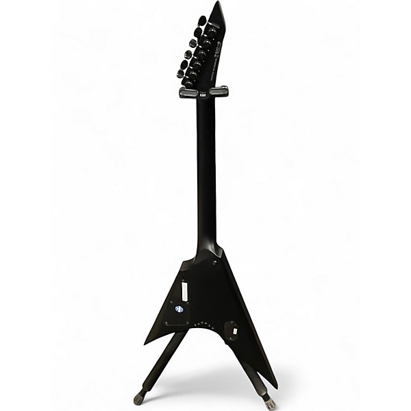 Used ESP LTD AP4 Black Metal Black Electric Bass Guitar