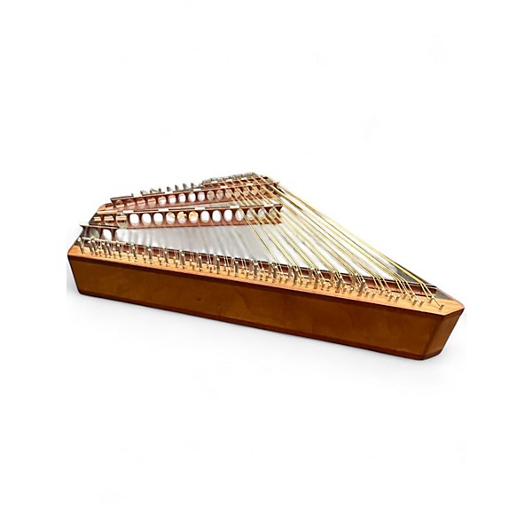 Used James Jones Instruments HAMMERED DULCIMER CELTIC KNOT DARK WOOD Dulcimer