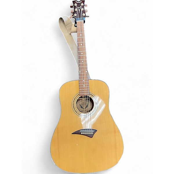 Used Dean TS2 LH Natural Acoustic Guitar