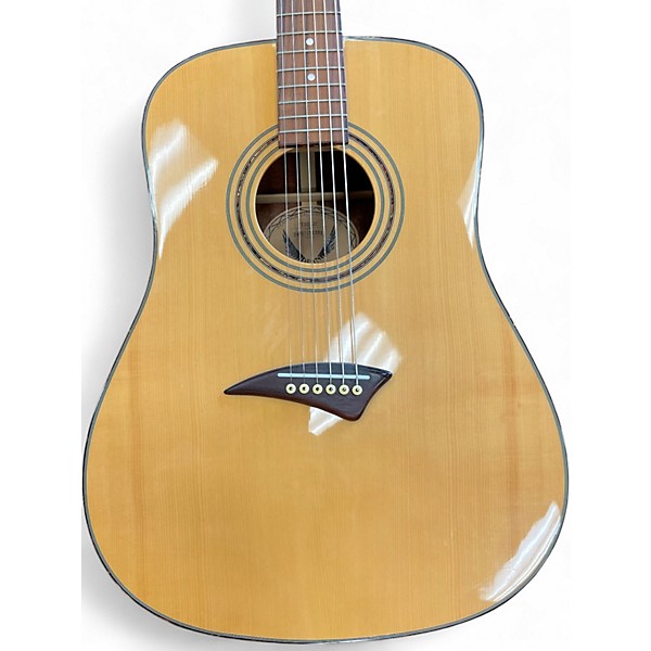 Used Dean TS2 LH Natural Acoustic Guitar