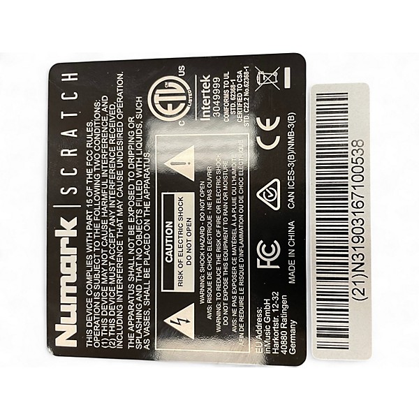 Used Numark SCRATCH DJ Mixer