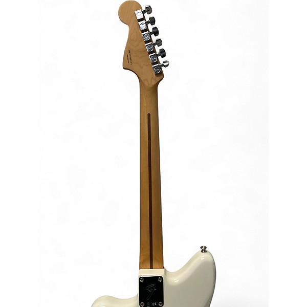 Used Fender Jazzmaster White Solid Body Electric Guitar