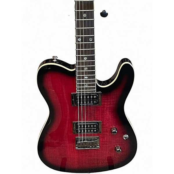 Used Fender Special Edition Custom Telecaster FMT HH Crimson Red Burst Solid Body Electric Guitar
