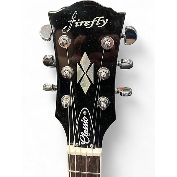 Used Firefly CLASSIC DOUBLE CUT TRANS BLACK BURST Solid Body Electric Guitar
