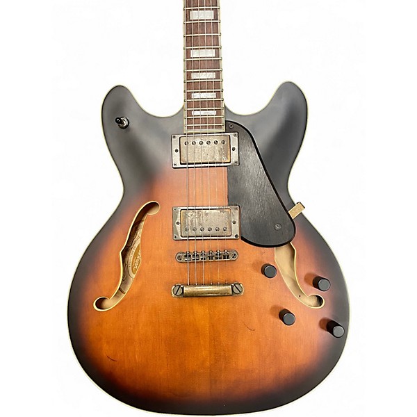 Used Washburn HB36 Sunburst Hollow Body Electric Guitar