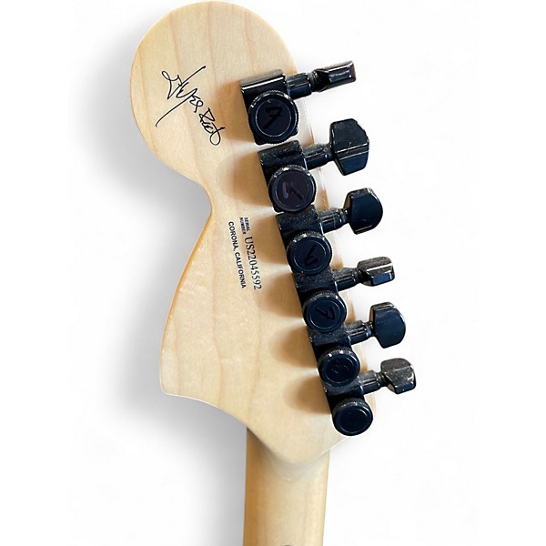 Used Fender Jim Root Signature Stratocaster Satin Black Solid Body Electric Guitar