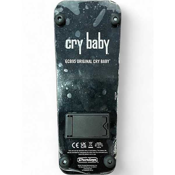 Used Dunlop GCB95 Original Crybaby Wah Effect Pedal