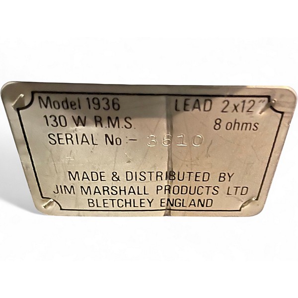 Used Marshall JCM800 Model 1936 Guitar Cabinet