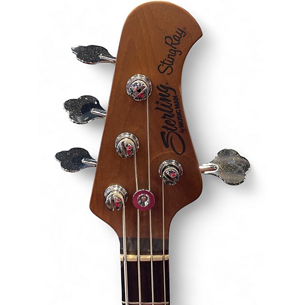 Used Sterling by Music Man Ray34 Cherry Burst Electric Bass Guitar