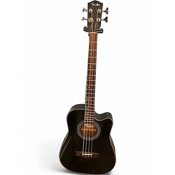 Used Fender BG-29 Black Acoustic Bass Guitar