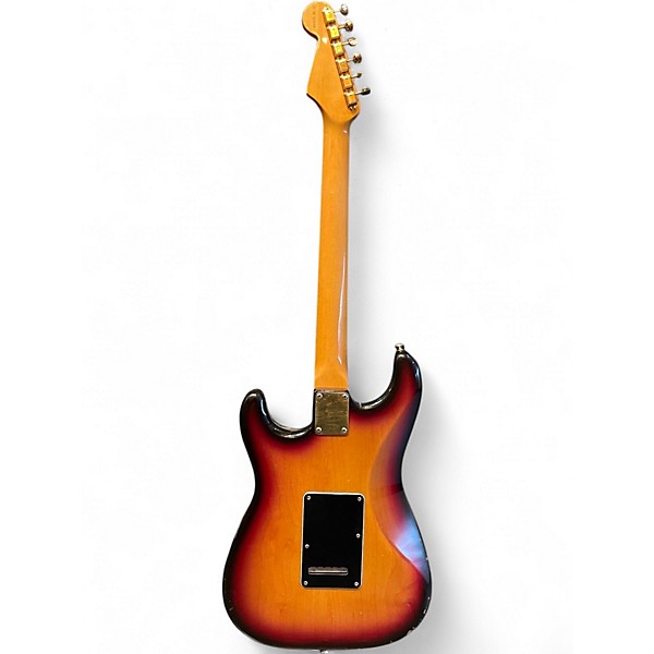 Vintage 1992 Fender Artist Series Stevie Ray Vaughan Stratocaster Sunburst Solid Body Electric Guitar
