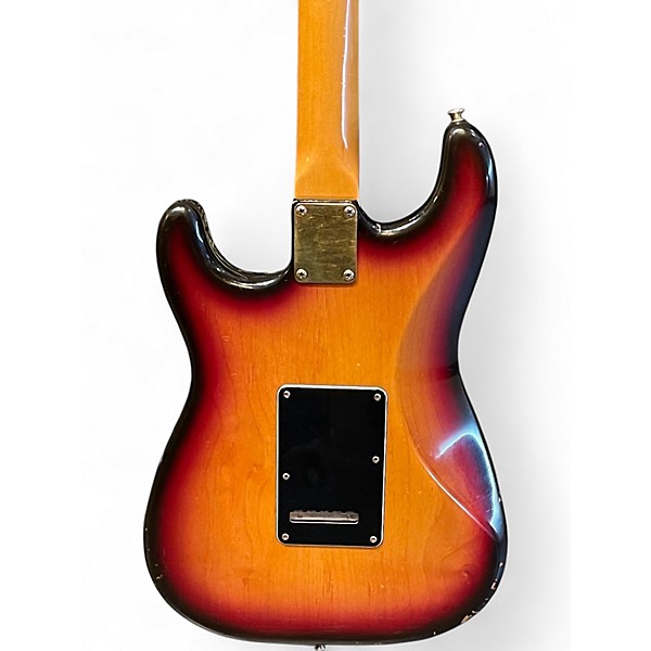 Vintage 1992 Fender Artist Series Stevie Ray Vaughan Stratocaster Sunburst Solid Body Electric Guitar