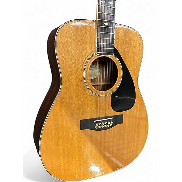 Used 1990s Yamaha FG512II Natural  12 String Acoustic Guitar