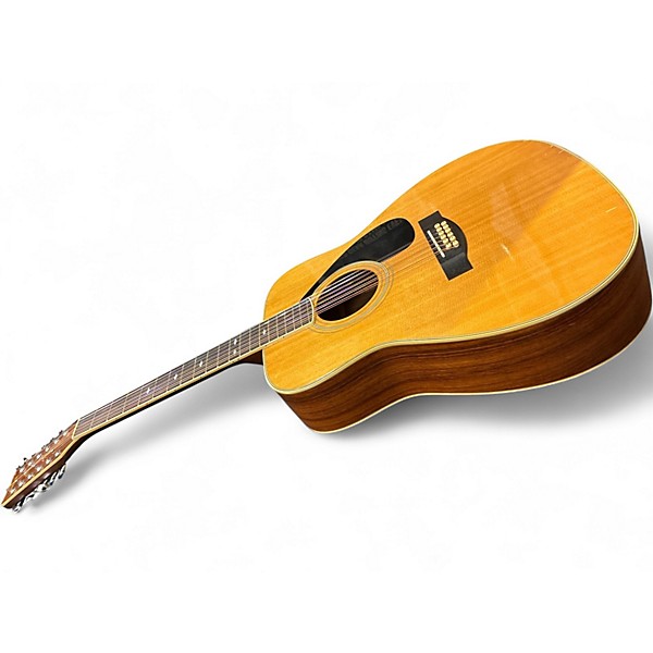 Used 1990s Yamaha FG512II Natural  12 String Acoustic Guitar