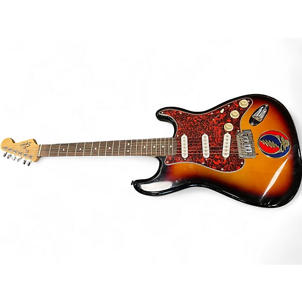 Used Squier Affinity Stratocaster 2 Color Sunburst Solid Body Electric Guitar