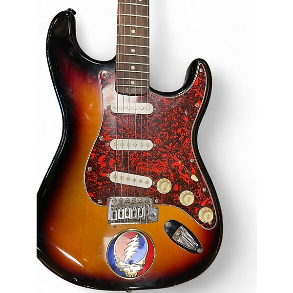 Used Squier Affinity Stratocaster 2 Color Sunburst Solid Body Electric Guitar