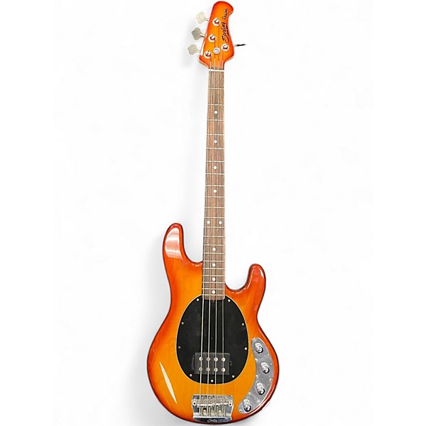 Used Sterling by Music Man Ray 34 Orange Electric Bass Guitar