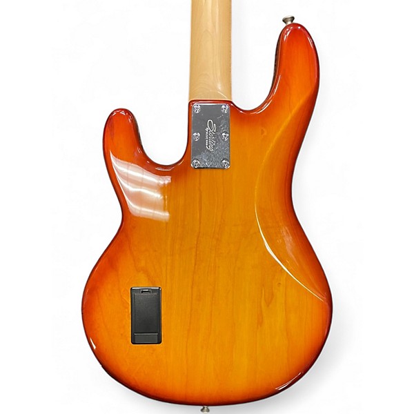 Used Sterling by Music Man Ray 34 Orange Electric Bass Guitar