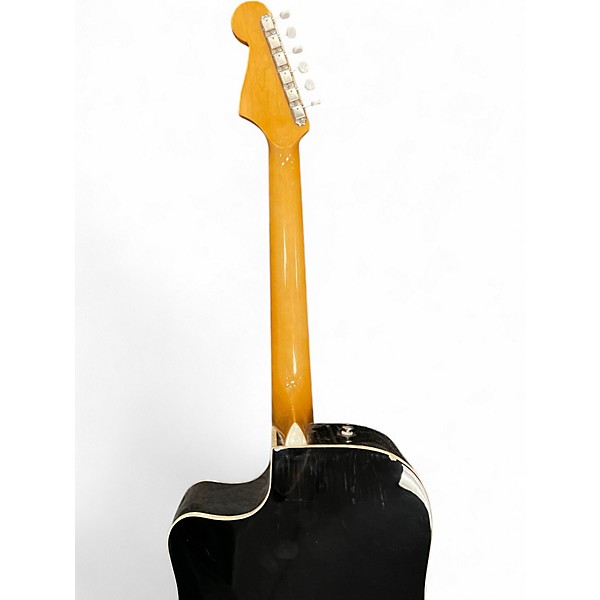 Used Fender Sonoran SCE Black Acoustic Electric Guitar
