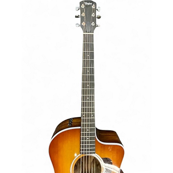 Used Taylor 214CE Plus Natural Burst Acoustic Electric Guitar