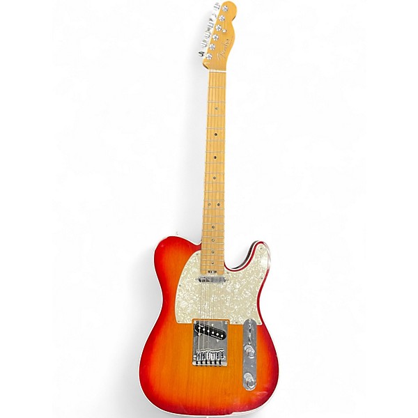 Used 2015 Fender American Elite Telecaster Aged Cherry Burst Solid Body Electric Guitar
