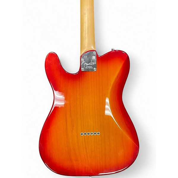 Used 2015 Fender American Elite Telecaster Aged Cherry Burst Solid Body Electric Guitar