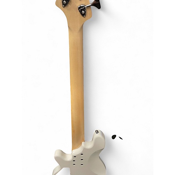 Used Cort Elrick NJS5 White Electric Bass Guitar