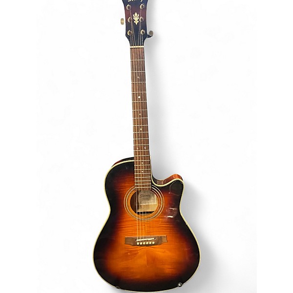Used 2010s Ibanez AE-25-TS 2 Color Sunburst Acoustic Guitar