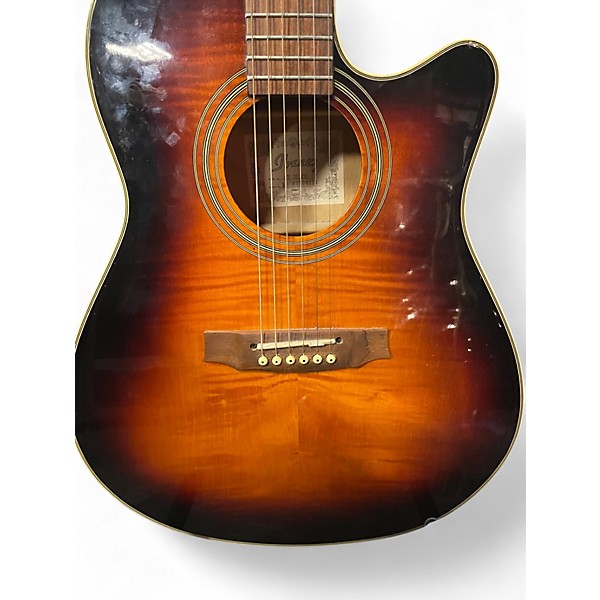 Used 2010s Ibanez AE-25-TS 2 Color Sunburst Acoustic Guitar