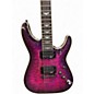 Used Schecter Guitar Research Omen Extreme 6 Trans Purple Solid Body Electric Guitar