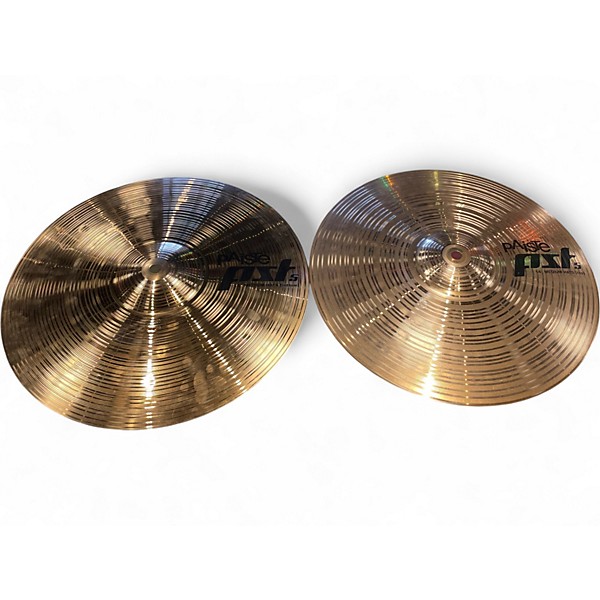 Used Paiste 14in PST 5 Medium Hi-Hat Pair Cymbal