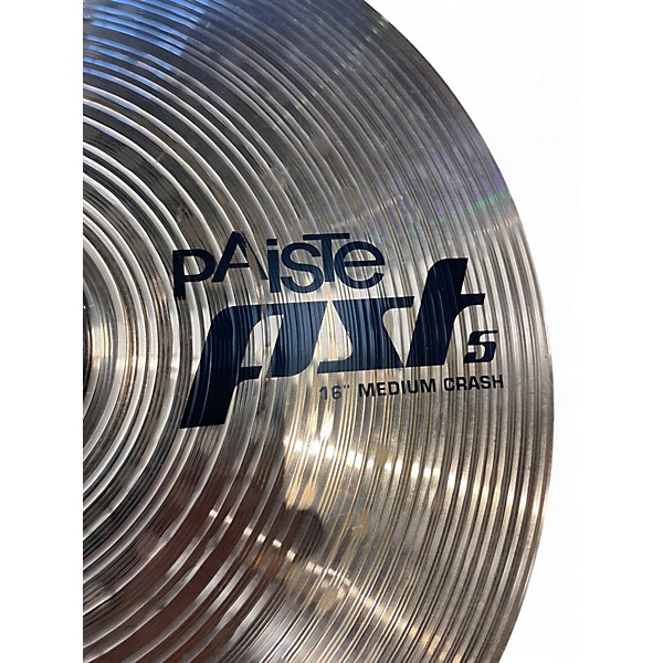 Used Paiste 16in PST 5 Medium Crash Cymbal