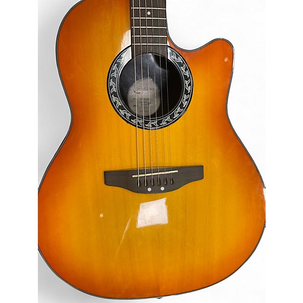 Used Applause AB24-HB 2 Tone Sunburst Acoustic Electric Guitar