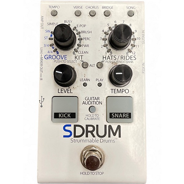 Used DigiTech SDRUM Auto-Drummer Pedal