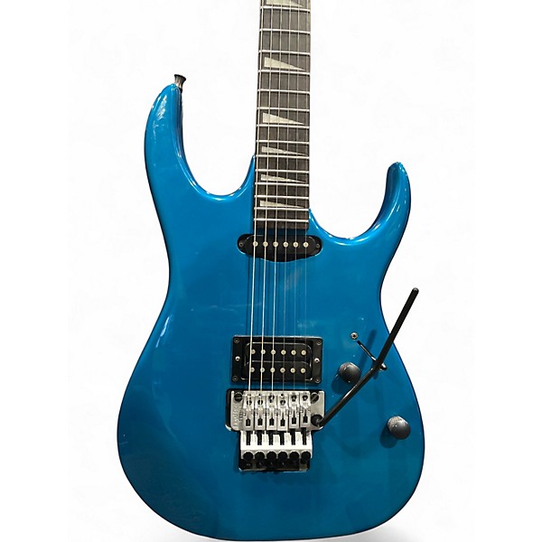 Used Ibanez EX series Lazer Blue Solid Body Electric Guitar